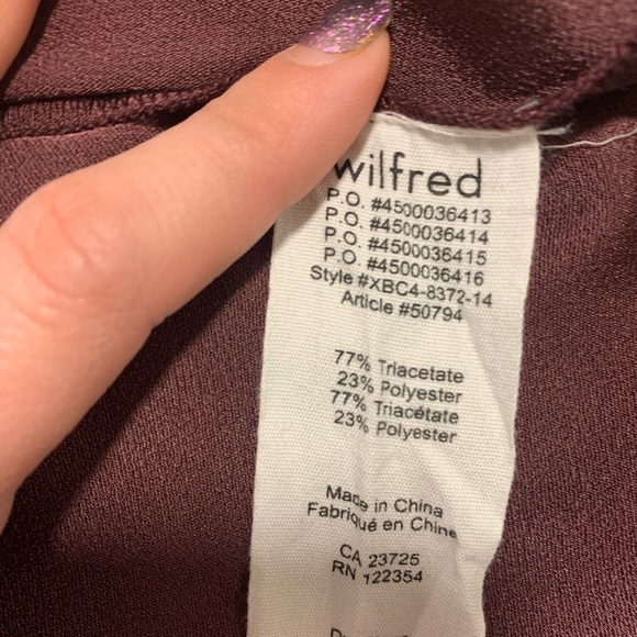 WILFRED PURPLE DRESS - Picture 6 of 6